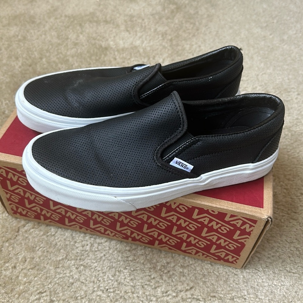 Slip on Vans..worn twice